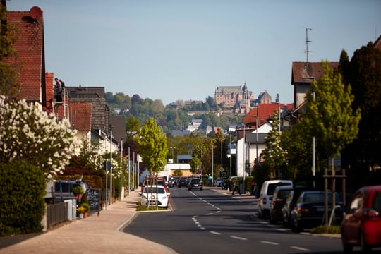 Cappel mit Blick aufs Schloss