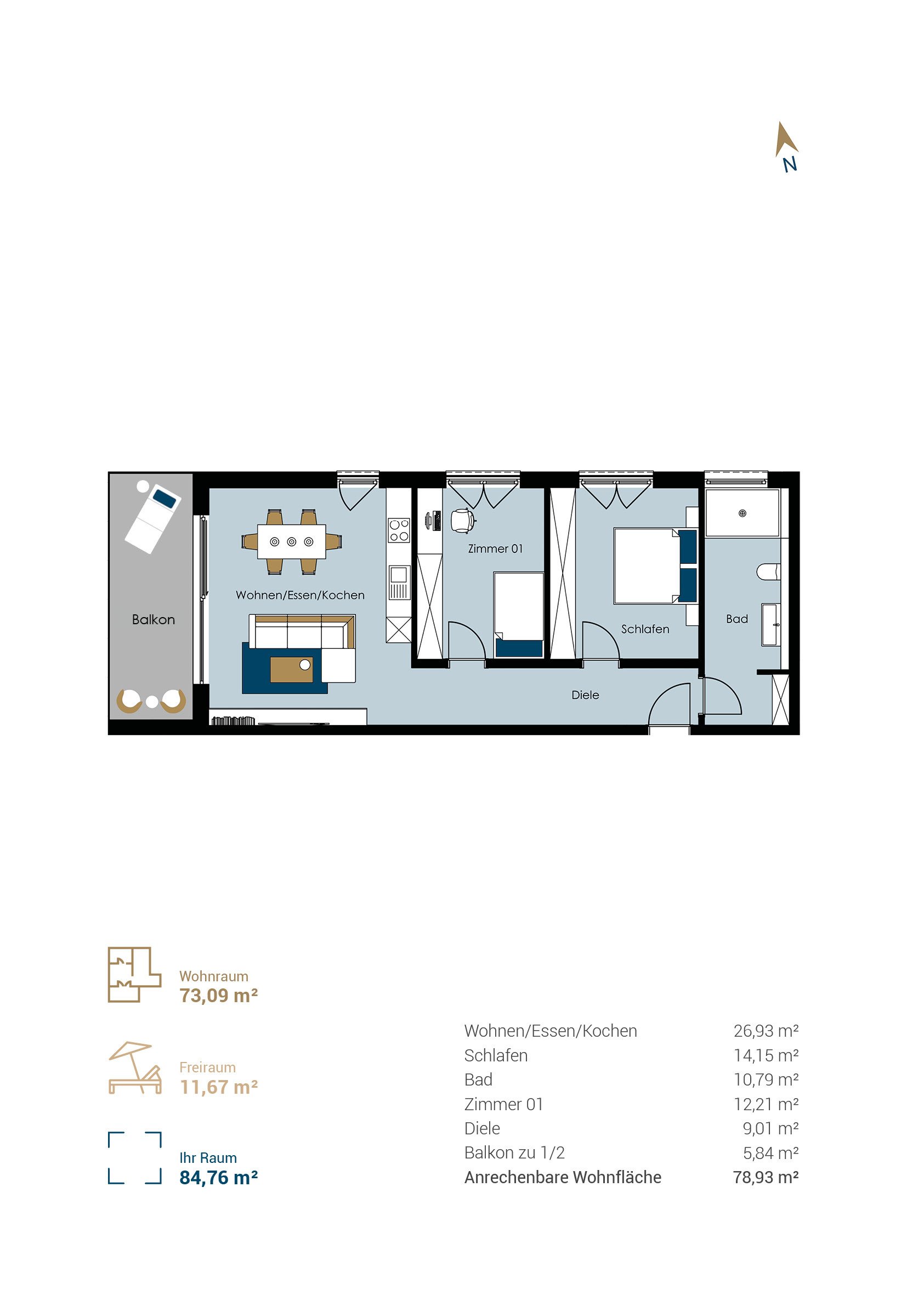Grundriss 6 twins