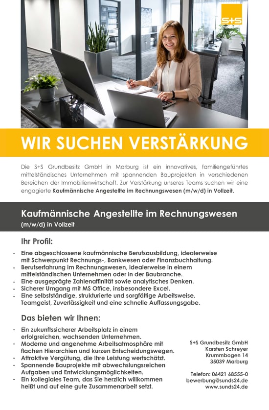 Stellenanzeige Rechnung Web